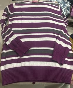 Striped Knit Sweater