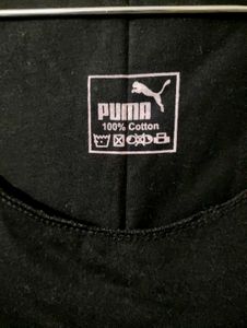 Puma Logo Black Tank Top/ Vest