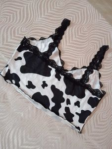 SHEIN Cow Print Cami Top