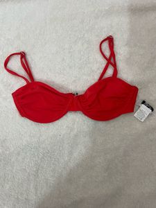 Red Bikini Top - New with Tags