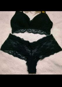 Burgundy Lace Lingerie Set