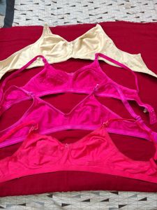Assorted Color Bras Set