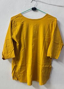 Stylish Yellow Kurta