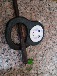 Cute No-Face Hair Barrete