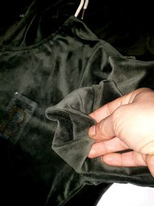 Velvet Tracksuit Set 32-34 size