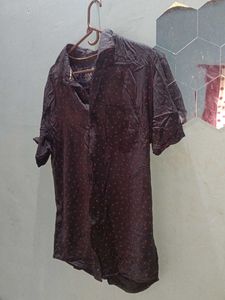 Men's Dotted Short Sleeve Shirt