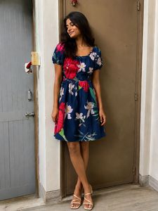 Zudio Floral Print A-Line Dress