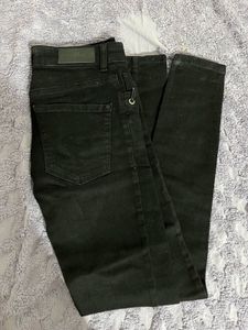 Mango Black Jeans with Eyelet Detail