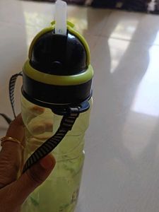 Reusable Water Bottle with Straw