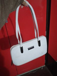 White Handbag