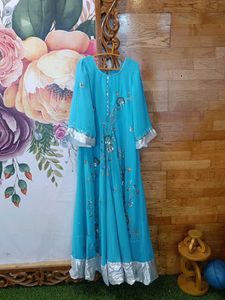 Beautiful Blue Embellished Lehenga Choli