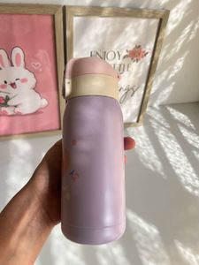 Cute Purple Rabbit Water Bottle