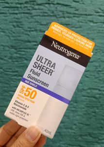 Neutrogena Ultra Sheer Sunscreen