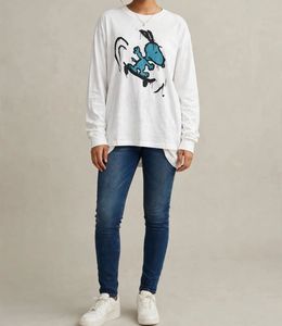 White Snoopy Graphic T-Shirt 🤍
