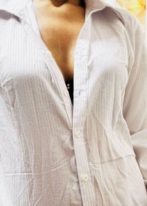 Chic White Button-Down Shirt