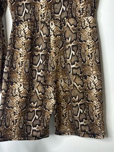 Shein Snake Print Long Sleeve romper