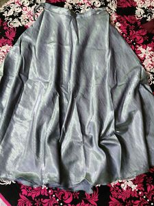 Shimmering Grey Ethnic Skirt