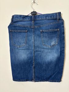 Denim Short Skirt