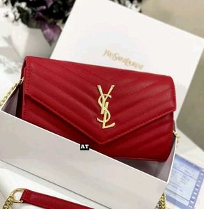 SAINT LAURENT YSL CHAIN ENVELOPE BAG