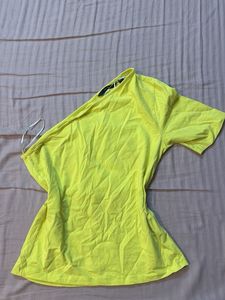 Neon One-Shoulder Tee