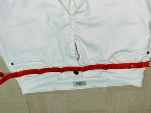 Classic White Straight Leg Jeans