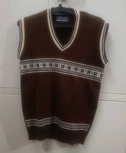 Vintage Brown Sweater Vest