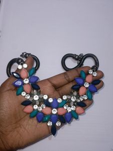Multi Colour Stone Necklace