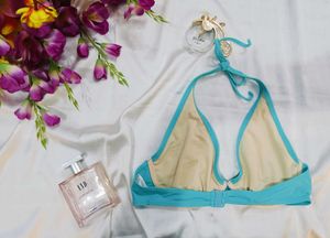 🇳🇿💫🎀Turquoise Halter Bikini Top