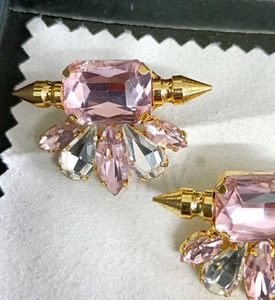 Pink Gemstone Earrings