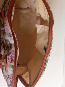 Floral Print Tote Bag