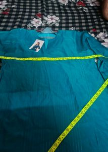 Premium Teal Silk Blend Kurta