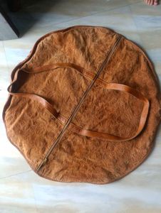 Unique Brown Embossed Hobo Bag