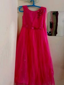 Stunning Pink Gown with Sparkle