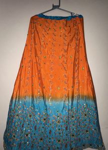 Embellished Ombre Lehenga with 2 blouses