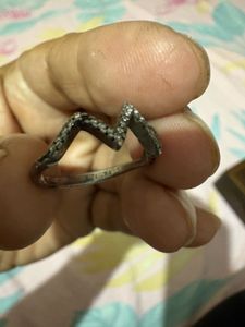 Sparkling Zigzag Silver 925 Ring