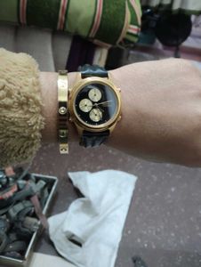 Timex Chronograph Watch - Gold Tone