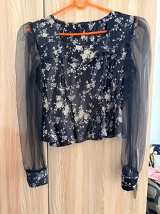 Silk formal top
