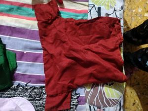 Red Cotton Blouse