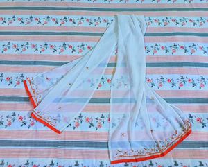 Orange Anarkali Kurta Set