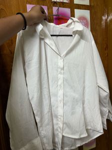 Classic White Button-Down Shirt