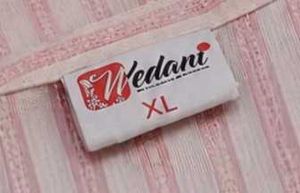Elegant White &amp; Pink Striped Kurti (Unworn, Like N