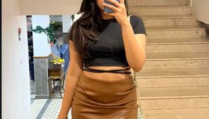 Stylish Black Crop Top
