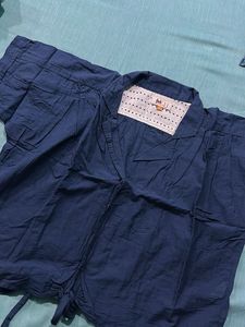 Classic Navy Blue Kurta