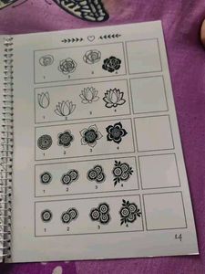 Reusable Mehendi Practice Book 30 sheets