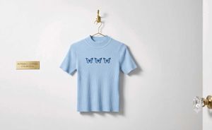 cerulean flutter top 🩵🕊️🫧a powder blue knit