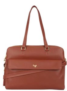 Baggit Leather Briefcase - Brown