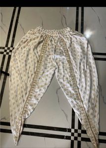 Embroidered Dhoti Pants new without tag