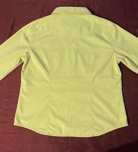 Classic Yellow Button-Up Shirt