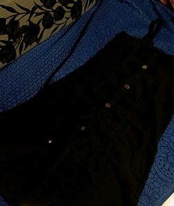 Cute Black Button-Down Dress
