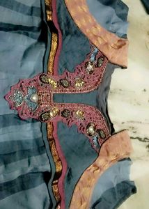 Embroidery Anarkali With Dupatta